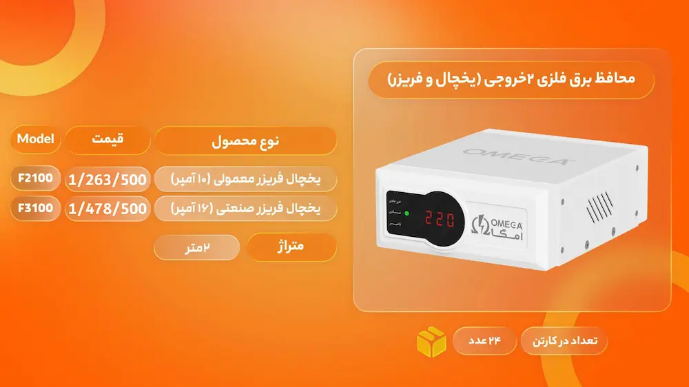 قیمت محصولات امگا