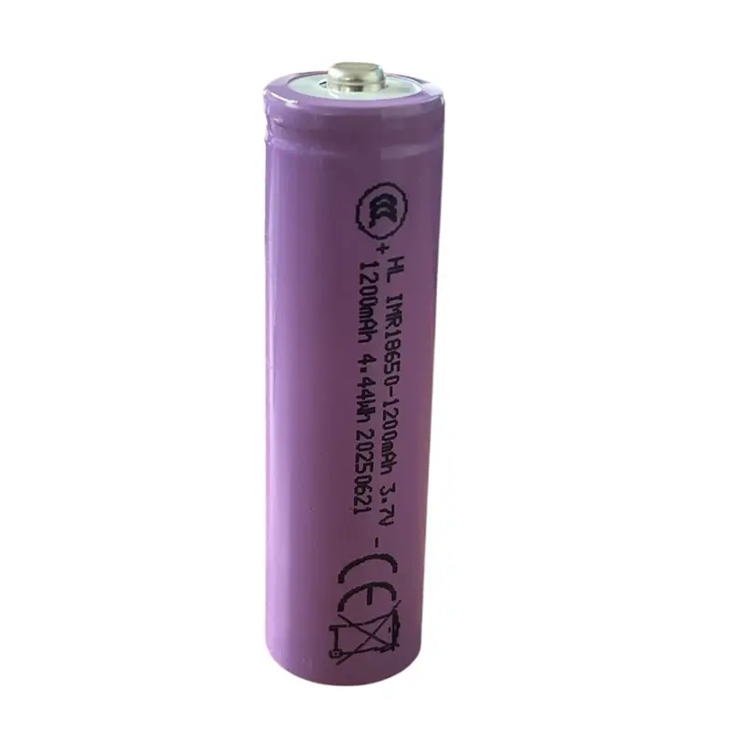 باتری 18650 3.7v 1200ma پین دار