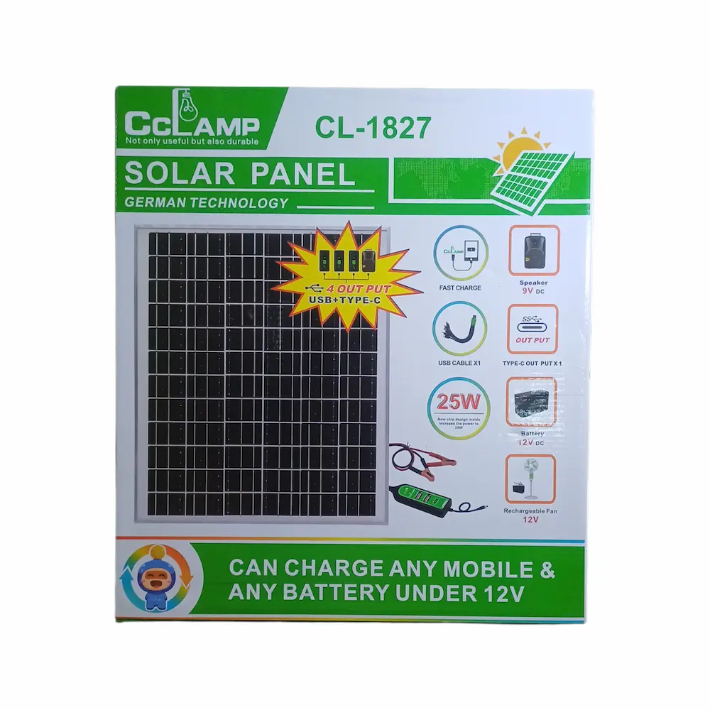 پنل خورشیدی مدل CL-1827 (25W)