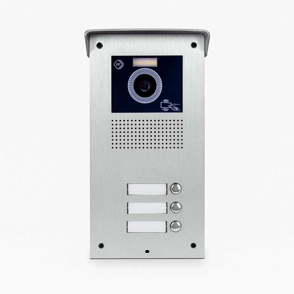 پنل آیفون تصویری اف اف تکنولوژی سری UM RF بدون سوئیچر با 2 کارت - تصویر 3