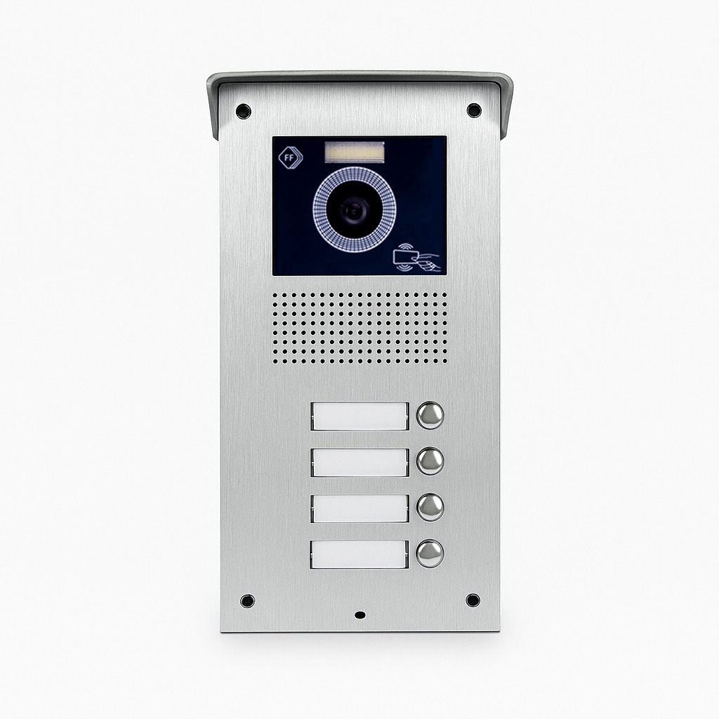 پنل آیفون تصویری اف اف تکنولوژی سری UM RF بدون سوئیچر با 2 کارت - تصویر 4