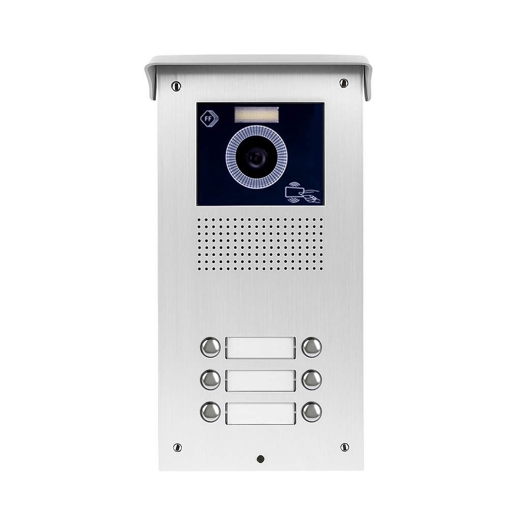پنل آیفون تصویری اف اف تکنولوژی سری UM RF بدون سوئیچر با 2 کارت - تصویر 6