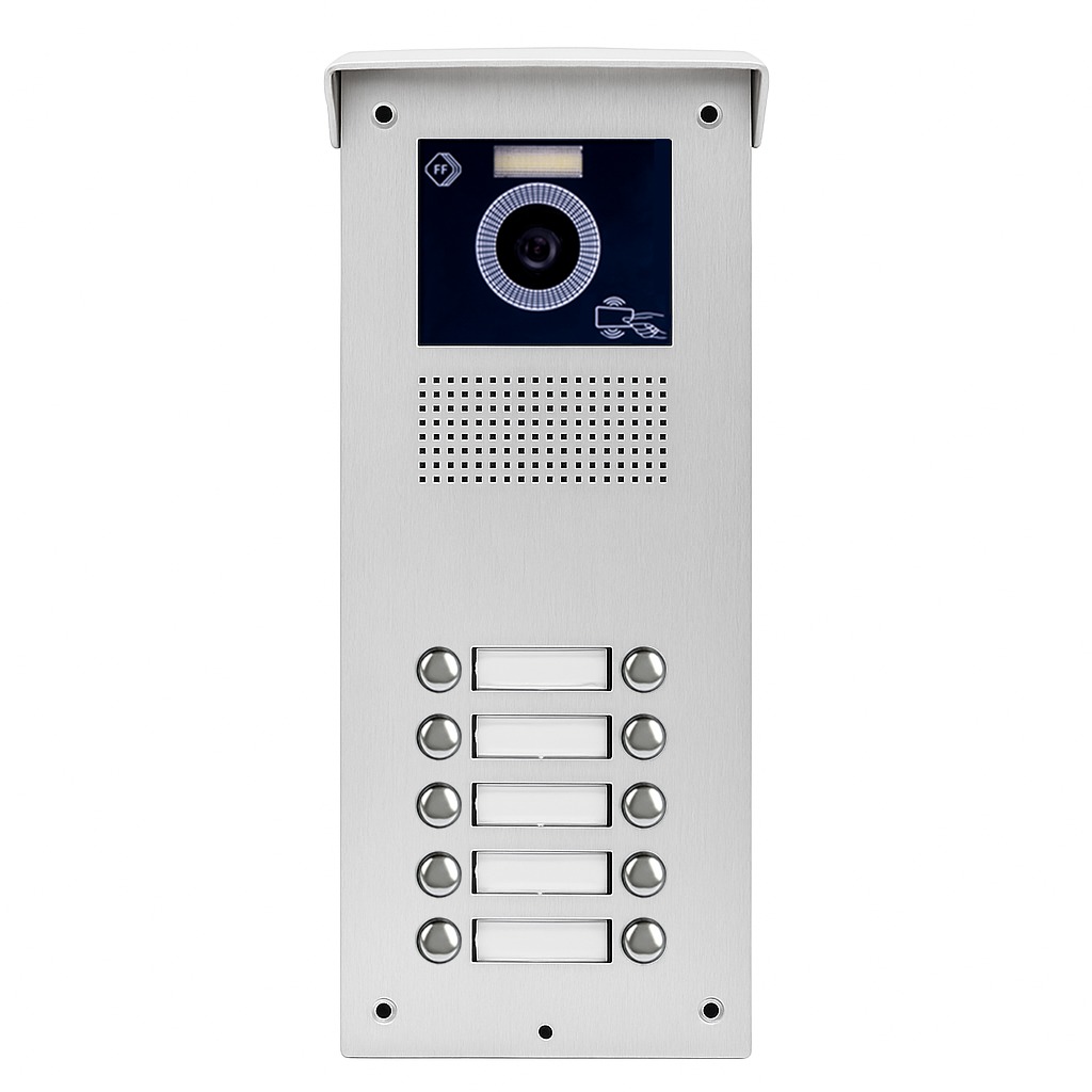 پنل آیفون تصویری اف اف تکنولوژی سری UM RF بدون سوئیچر با 2 کارت - تصویر 8