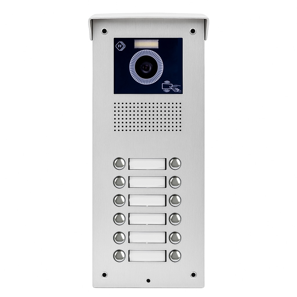 پنل آیفون تصویری اف اف تکنولوژی سری UM RF بدون سوئیچر با 2 کارت - تصویر 9