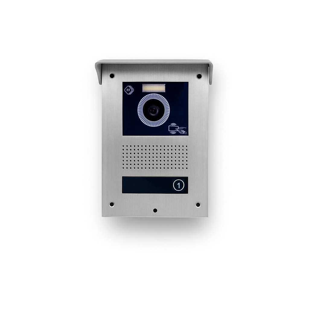 پنل آیفون تصویری اف اف تکنولوژی سری UT RF بدون سوئیچر با 2 کارت