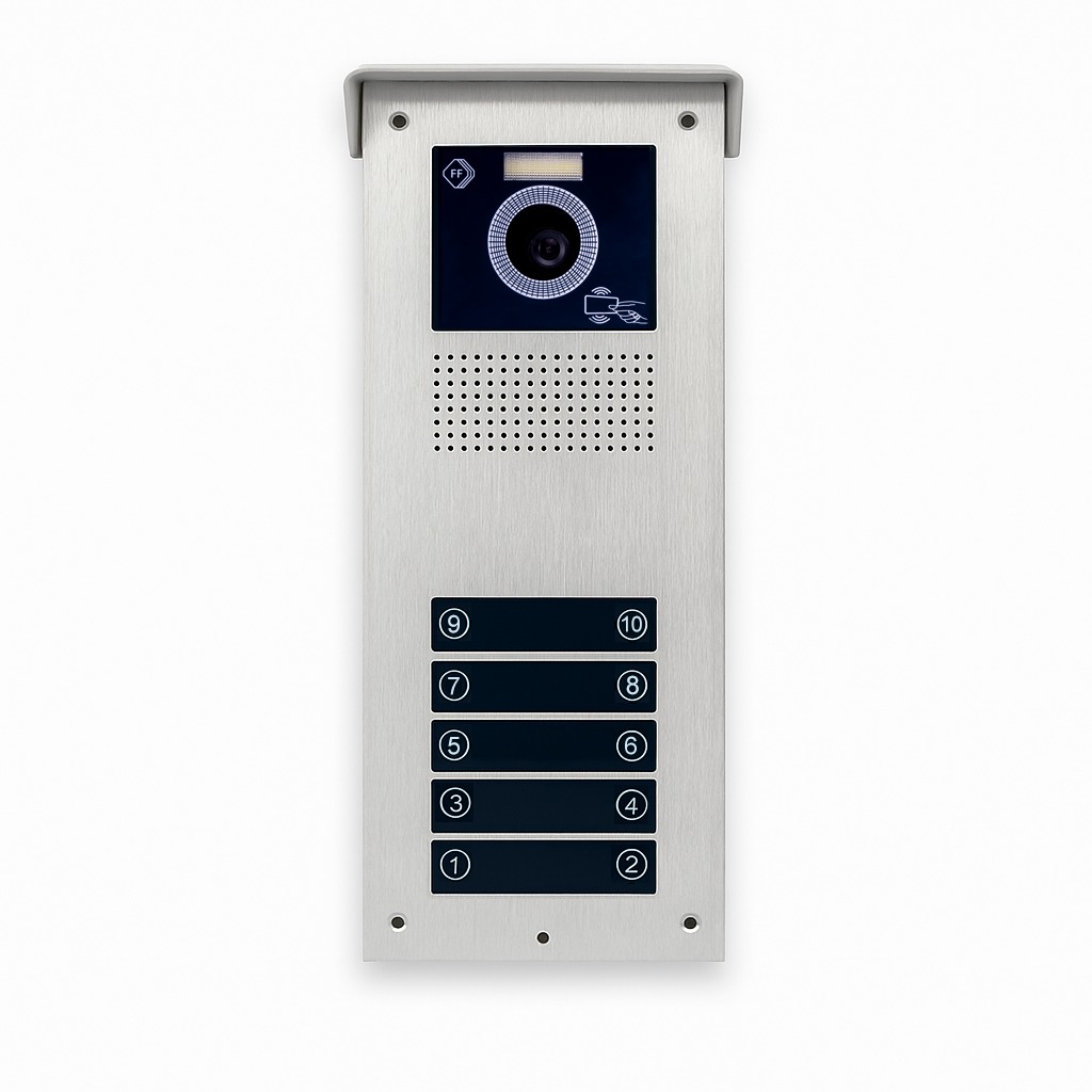 پنل آیفون تصویری اف اف تکنولوژی سری UT RF بدون سوئیچر با 2 کارت - تصویر 8