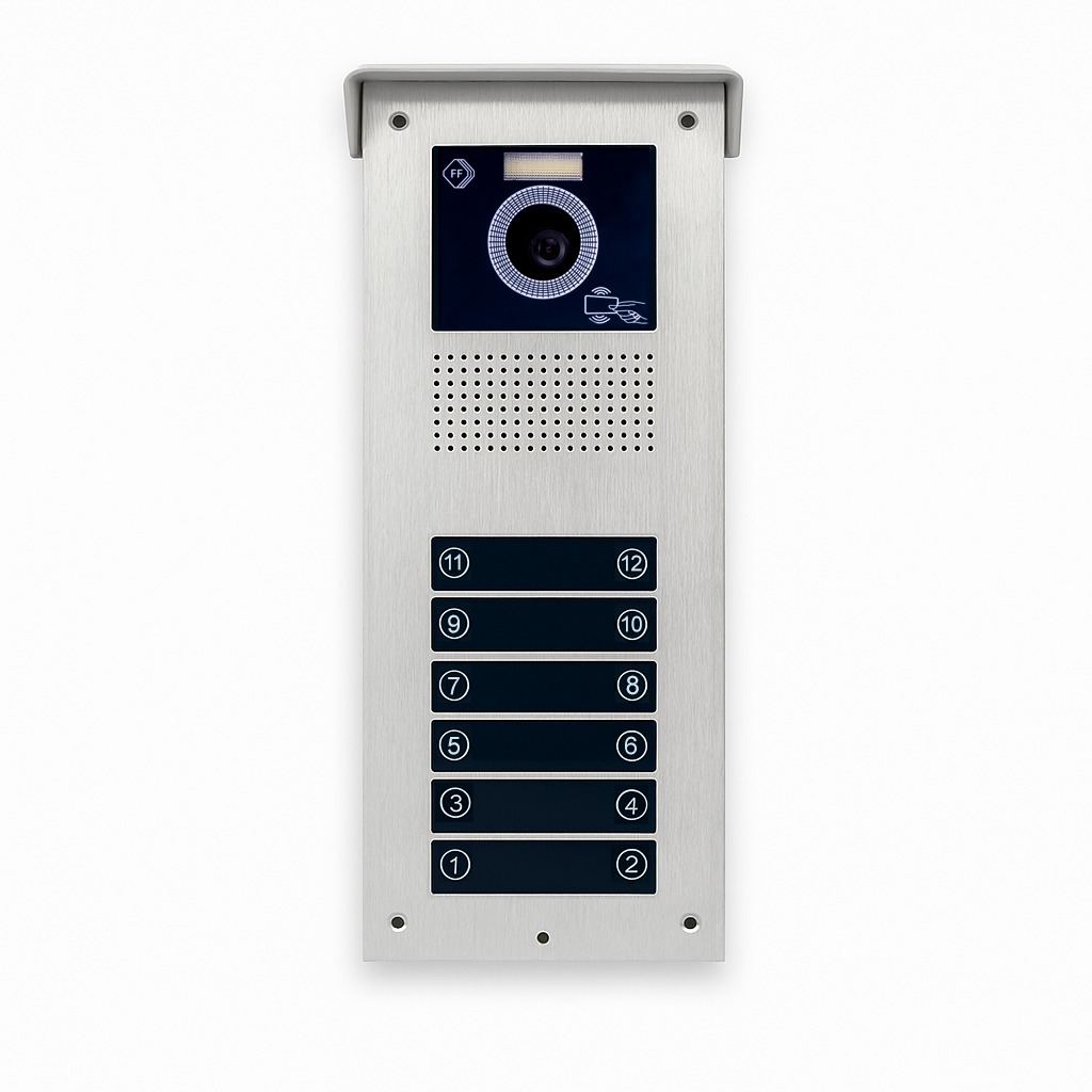پنل آیفون تصویری اف اف تکنولوژی سری UT RF بدون سوئیچر با 2 کارت - تصویر 9