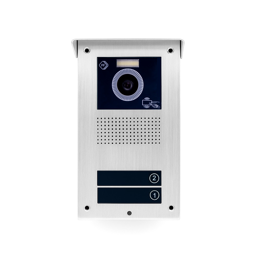 پنل آیفون تصویری اف اف تکنولوژی سری UT RF بدون سوئیچر با 2 کارت - تصویر 2