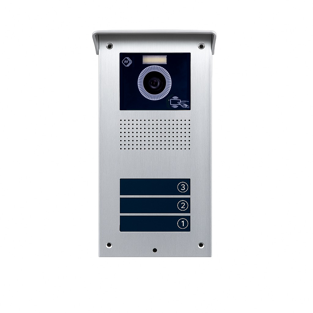 پنل آیفون تصویری اف اف تکنولوژی سری UT RF بدون سوئیچر با 2 کارت - تصویر 3