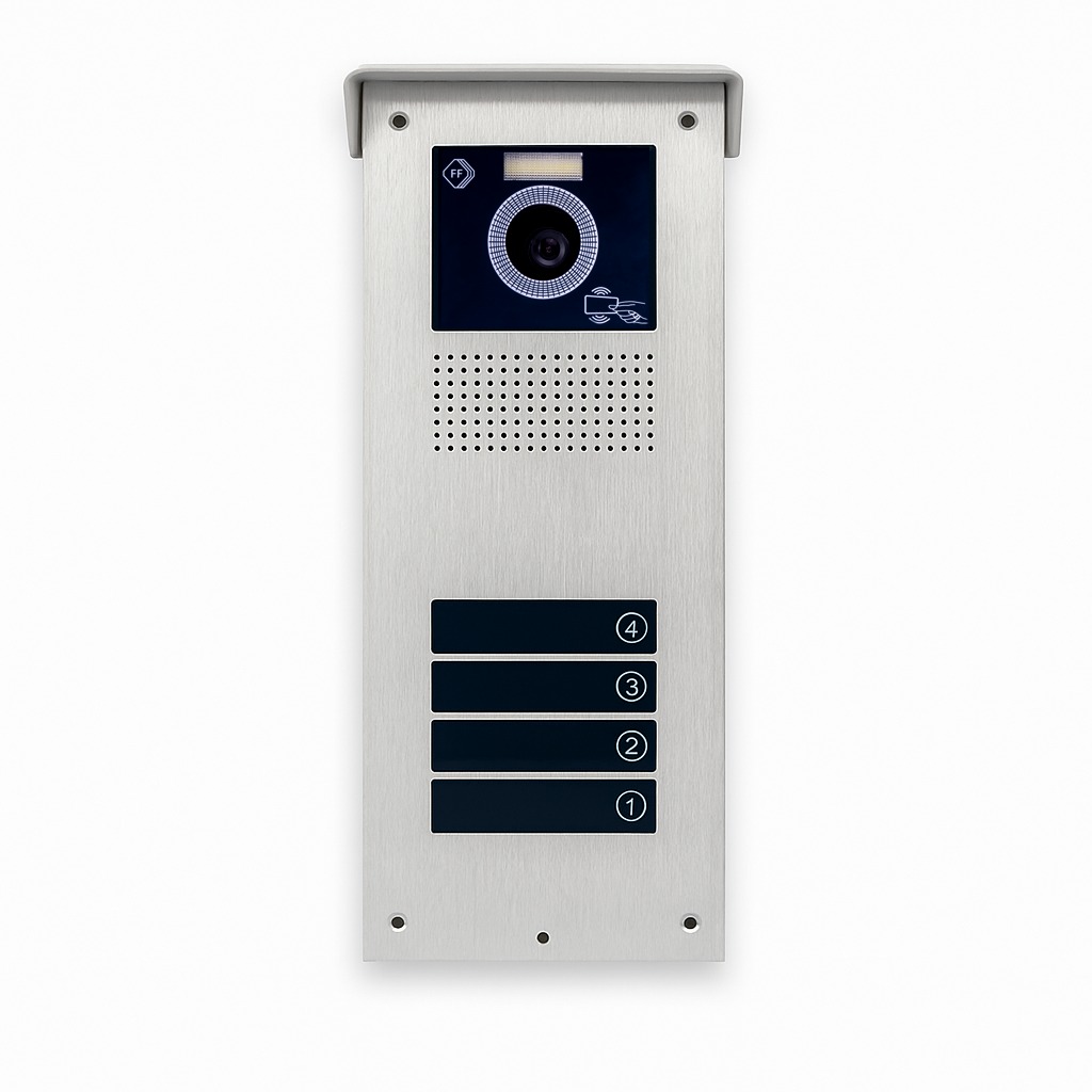 پنل آیفون تصویری اف اف تکنولوژی سری UT RF بدون سوئیچر با 2 کارت - تصویر 4
