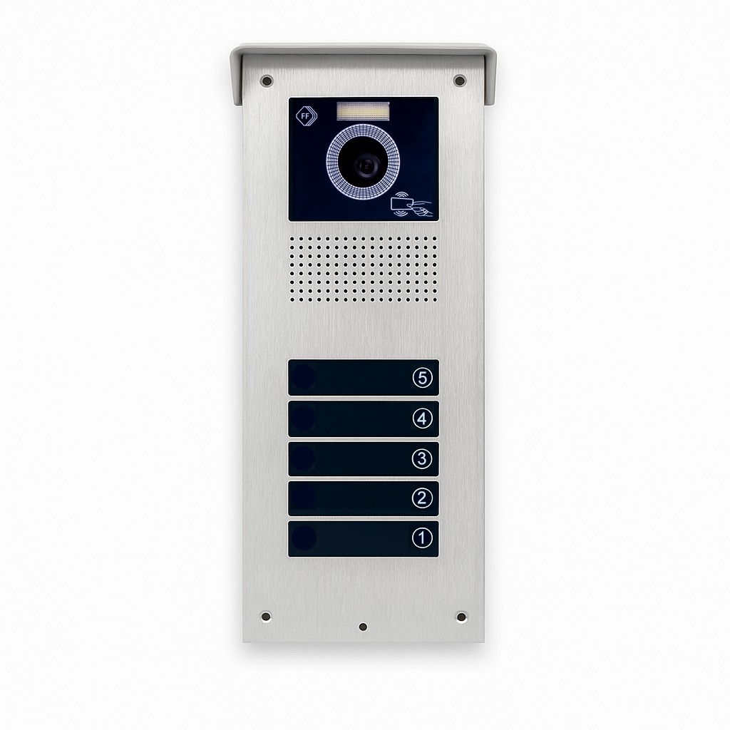پنل آیفون تصویری اف اف تکنولوژی سری UT RF بدون سوئیچر با 2 کارت - تصویر 5